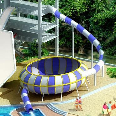 China Toboganes acuáticos comerciales de la fibra de vidrio del parque grande del agua, diapositiva de la piscina de la fibra de vidrio en venta