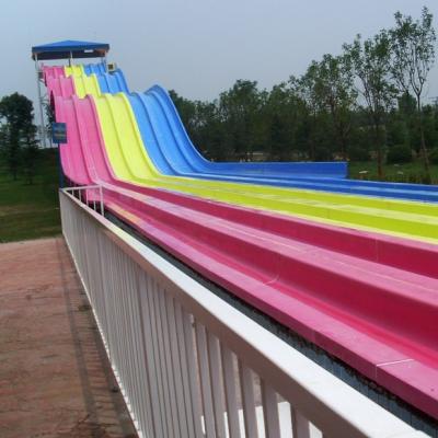 China Side-by-side Multi-lane Fiberglass Race Slide, Racing Waterslide, Custom Water Slides for sale