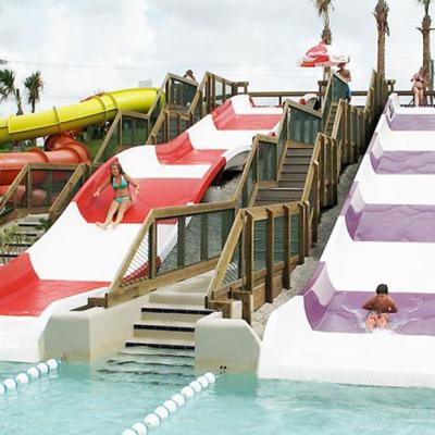 China Fiberglass kids residential pool slide for water play / children water slides for sale