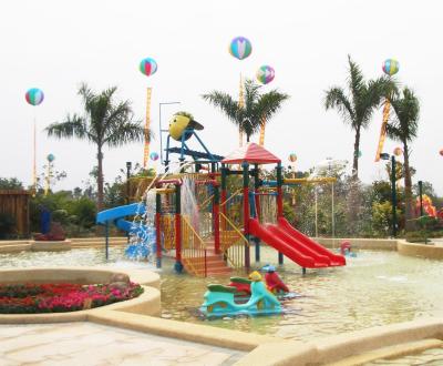 China 304 Stainless Steel Giant Aqua Playground Hot Dip Galvanized Water House for Aqua Park for sale