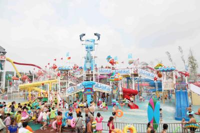 China Sommer-Fiberglas-Aqua-Haus-/Wasser-Park-Anziehungskräfte im Freien für Freizeitpark zu verkaufen