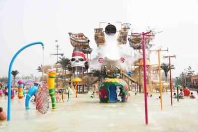 China Fiberglass Aqua Playground Equipment / Customized Water Equipment For Kids for sale