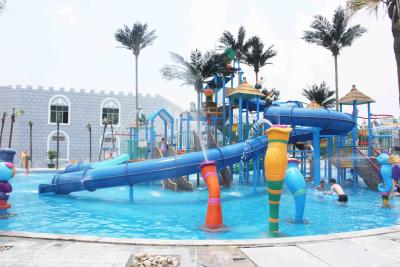 China Amusement Park Games with Big Fiberglass Aqua Playground Equipment for Water Park for sale