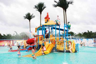 China Das Wasser-Spielplatz-Handelswasser-Park-Ausrüstung der Unterhaltungs-Fiberglas-Kinder zu verkaufen