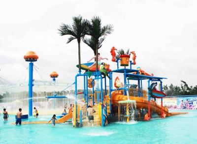 China Water Park Project /  Kids' Water Playground Durable Big Customized Water Slide for sale