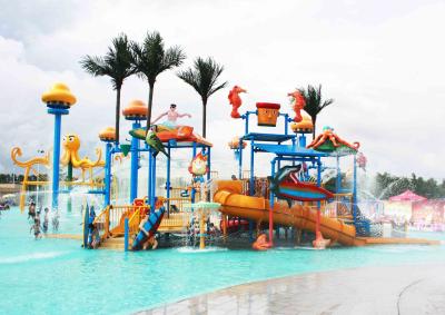 China Promotion Kids Water Slides for Children Play Area / Equipment Floor Space 9.5*6.5m for sale