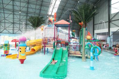 China Customized Indoor / Outdoor Kids' Water Playground Water House For Family Interaction for sale