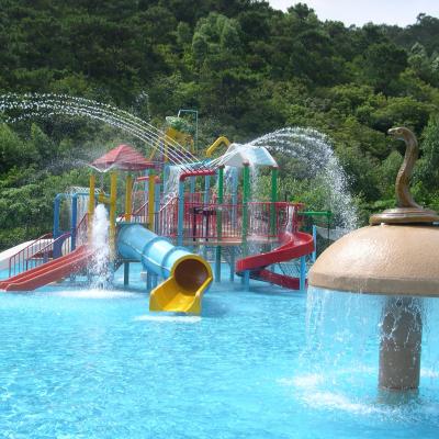 China OEM Fiberglass Kids' Water Playground System, Swimming pool Play Equipment for sale