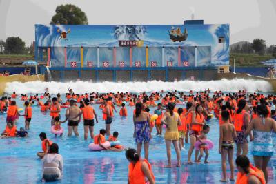 China PLC steuern Wellenbad-Maschine für Unterhaltungs-Wasser-Park im Freien zu verkaufen