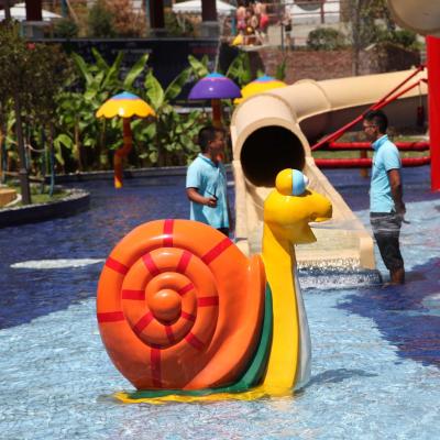 China Water Snail Aqua Play, Spray Water Playground Equipment For 1- 2 Persons for sale