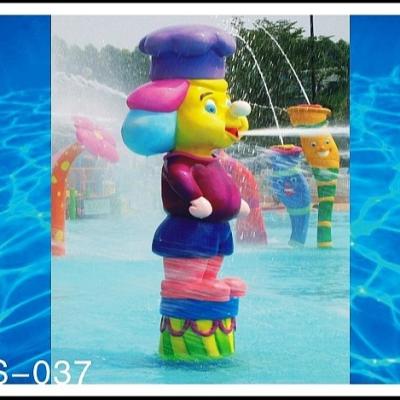 China Water Sprayground Aqua Play Water Park, Monkey Cartoon Shaped Spray Park Equipment for sale