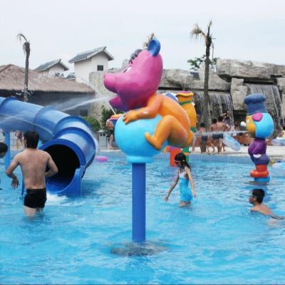 China Rabbit Cartoon Aqua Play Structures, Spray Park Equipments, Water Playground Equipment for sale