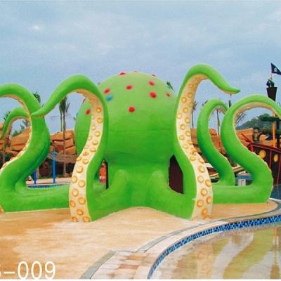 China Fiberglass Octopus Aqua Play of Amusement Park Family Recreation for sale