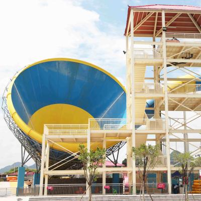 China La piscina de agua de la fibra de vidrio del tornado resbala para el deporte acuático adulto del parque de la aguamarina en venta