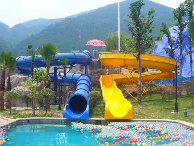 China Waterpark Equipment, Kids' Body Water Slides, Fiberglass Pool Slide for Aqua Park for sale