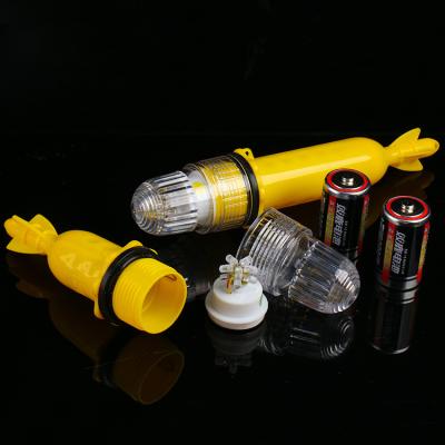 China New Style Led Torpedo Plastic Waterproof Type Boat Light Led Signal Flashing Led Fishing Net Lights for sale