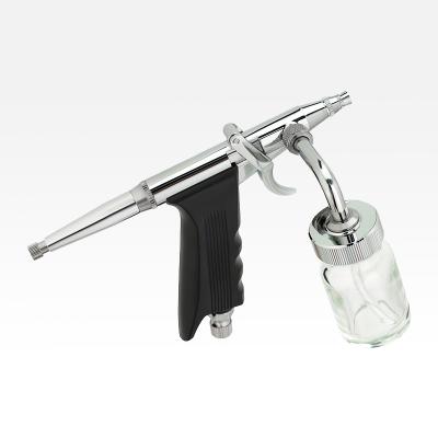 China Mini Portable Airbrush Spray Gun Furniture Painting Airbrush Machine 20CC+40CC for sale