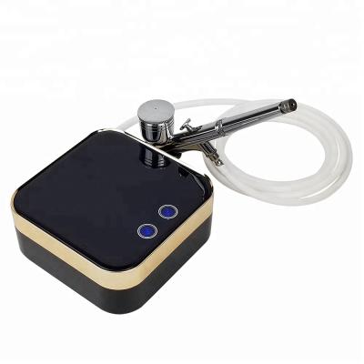 China HS80003 Airbrush Makeup Mini Air Compressor Facial Personal Beauty Cosmetic Airbrush Kit with Airbrush Gun for sale