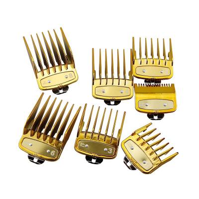 China Hot Sale 0.5 Color Clipper Guard Set Professional Replacement Transparent Clipper Guards Limit Comb Durable for sale