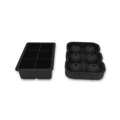 China Stocked Ice Cube Trays - Blur Large Cubes and 2.5 Inches Tall Sphere Combo Ice Mold for Whiskey and Cocktails for sale