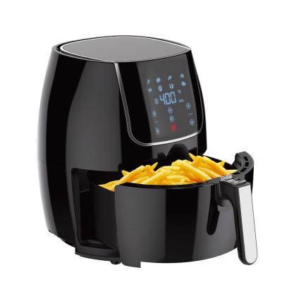 China Healthy Oil Free Heating 1700With Big Power 5.5l Digital Air Fryer With Good Quality For Kitchen Appliance for sale