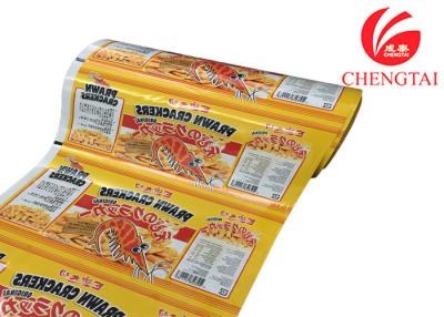 China Laminated Plastic Rollstock Film For Snack Food Packaging In Supermarket for sale