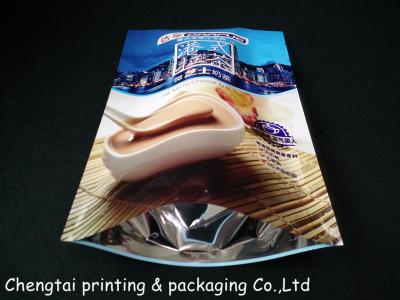 China Aluminium Stand Up Coffee Bags Heat Seal Standing Pouch Food Packaging for sale