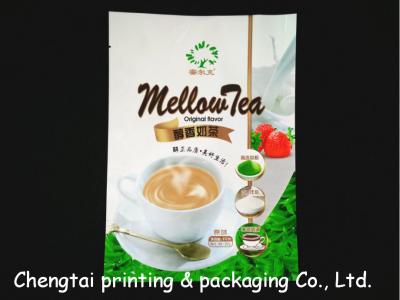 China Aluminum Coffee Packaging Bags Food Grade Stand Up Pouch With Tear Notch for sale