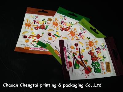 China Small Plastic Dried Fruit Bags / Three Side Seal Pouch Food Grade Material for sale