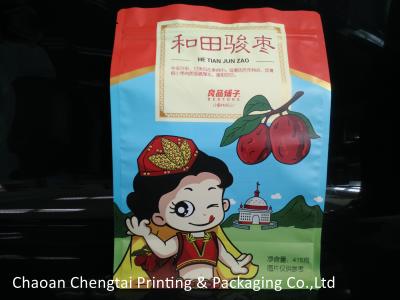 Chine les poches du fond plat 415g/emballage sec de fruit met en sac souder à chaud non toxique à vendre