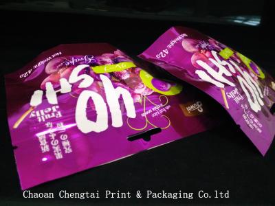 China Dried Food Stand Up Pouches Gravure Printing Surface Handling for sale