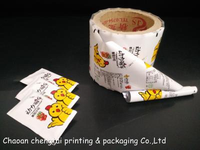 China Heat Sealability Food Grade Rollstock Film Good Moisture Proof For Ketchup for sale