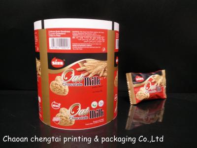 China Custom Thickness Snack Packaging Roll Stock Film / Auto Packaging Film For Oatmeal for sale