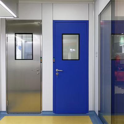 China CE GMP Standard Industrial Clean Room Industrial Door For Pharmaceutical for sale