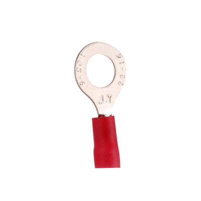 China Factory Direct Sales Automotive PVC Insulated Terminal Connector /RV Cold Pressed Round Ring Leather-Terminal for sale