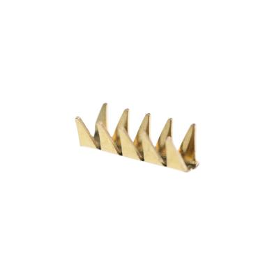 China Shark Teeth Brass Teeth Power Supply Factory Direct Sales Toothed Covered Brass Lug Color Terminal for sale