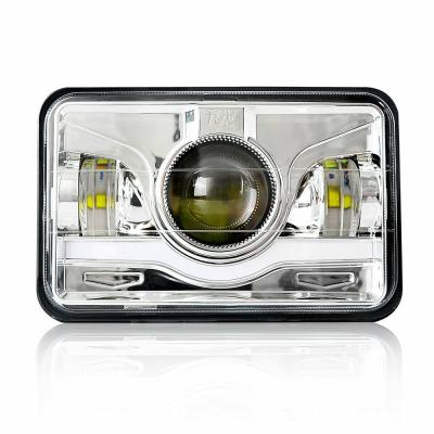 China Newest 4x6 Inch Led Headlight High Low Beam In One 4X6 Inch for sale