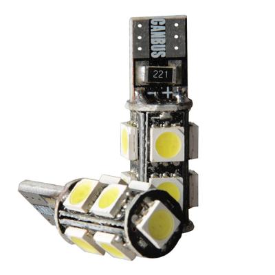 China 12V Car Auto Ignition Bulbs T10 9Smd 5050 Led T10 Side Wedge Led Bulb T10c-9smd5050 for sale