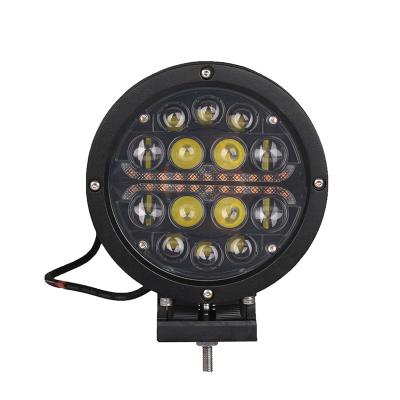 China 7 Inch 60W Round Die Cast Aluminum Housing Offroad LED Work Light With 4x4 DRL Led Spotlight Driving Lights For Truck ATV Utv for sale