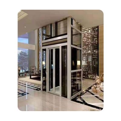 China Easy Operation Safety Convenience AC Manual Drive Type Passenger Home Elevator Elevator for sale