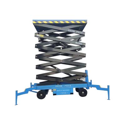 China High Stability Hotels Safety Scissor Lift 10m 12m Hydraulic Scissor Lift for sale