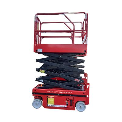 China Hotels Mobile Electric Scissor Lift Self Propelled Hydraulic Scissor Lift Platform Table with Good Price for sale