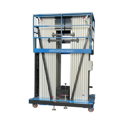 China Hotels 200kg Towable Aluminum Step Platform Vertical One Man Lifting Equipment Aluminum Lifter for sale