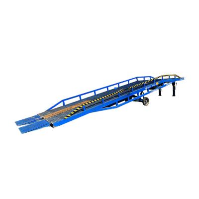 China Heavy Duty Car Use Garage Truck Dock Leveler Adjustable 12 Ton Loading Ramp For Sale for sale