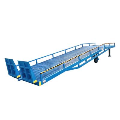 China Portable Adjustable Mobile Truck Dock Leveler Dock Leveler Freight Loading Ramps Container Ramp For Sale for sale