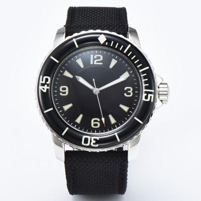 China Online dropshopping DIVER watch 24 hour casewatch nh35 steel band diver bezel 10ATM glass mechanical wwatch for sale