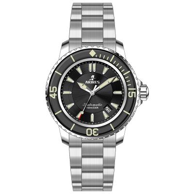 China Auto Date OEM All Stainless Steel 200m 300m Automatic Luxury Mechanical Diver Watch Watches Men Diver for sale