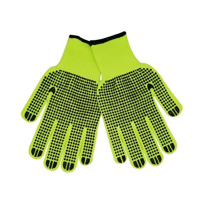 China PVC Knitted Seamless Dots Labor Safety Work Gloves Cotton Nylon Wholesale Durable And Flexible Anti Slip for sale