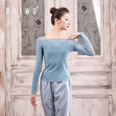 China from above & Baiwu Training Dances Mesh Tank Top Women Tees 121120015 2021 for sale