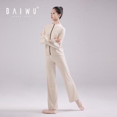 China Unitards 121120036 Baiwu New Collection Two Piece Pants Ladies Dance Wear for sale